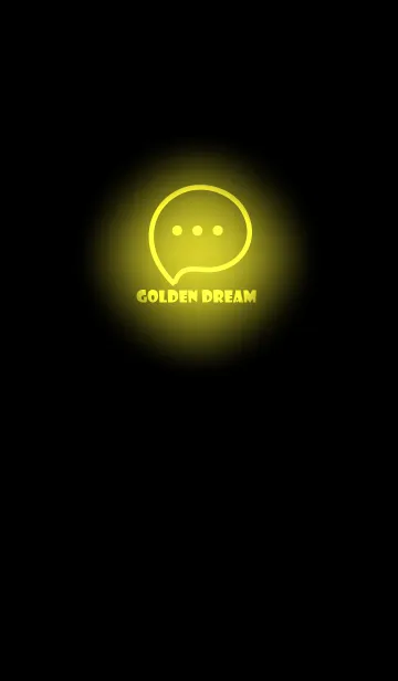 [LINE着せ替え] Golden Dream Neon Theme V3 (JP)の画像1