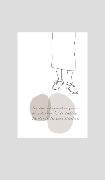 [LINE着せ替え] girl sneakers:)の画像1