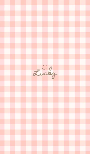 [LINE着せ替え] ギンガムチェック ピンク4の画像1