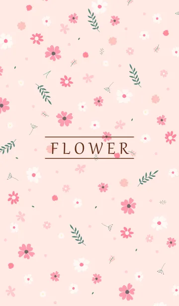 [LINE着せ替え] MANY FLOWERS PINK 8の画像1