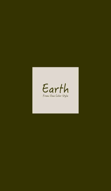 [LINE着せ替え] Earth ／ オータムオリーブの画像1