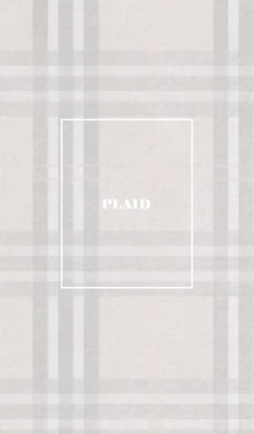 [LINE着せ替え] チェック柄 St 02 - グレージュの画像1