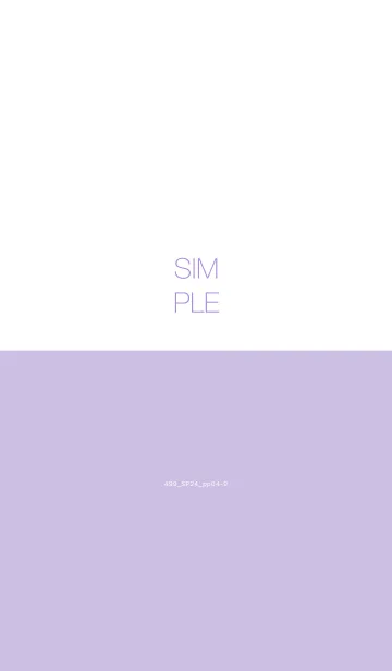 [LINE着せ替え] 499_24_パープル4-9の画像1