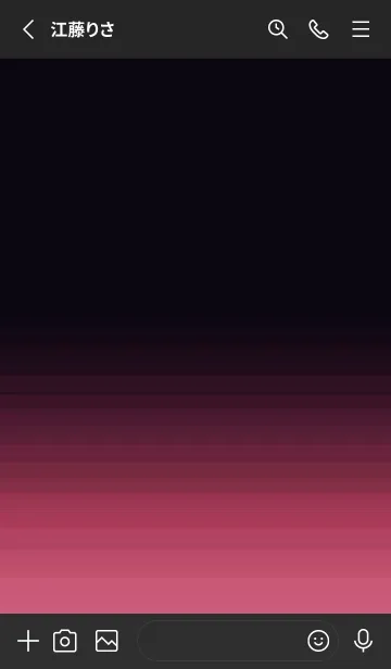 [LINE着せ替え] シンプル ダーク アイコン 72の画像2