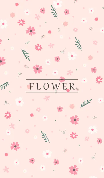 MANY FLOWERS PINK 9の着せ替えメイン画像