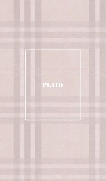 [LINE着せ替え] チェック柄 St 02 - ピンクベージュ 01の画像1