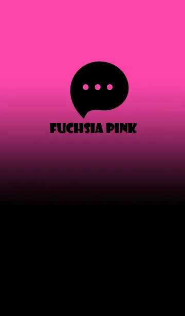 [LINE着せ替え] Black & Fuchsia Pink Theme V3 (JP)の画像1