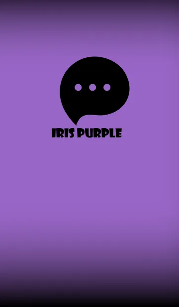 [LINE着せ替え] Iris Purple And Black V.3 (JP)の画像1