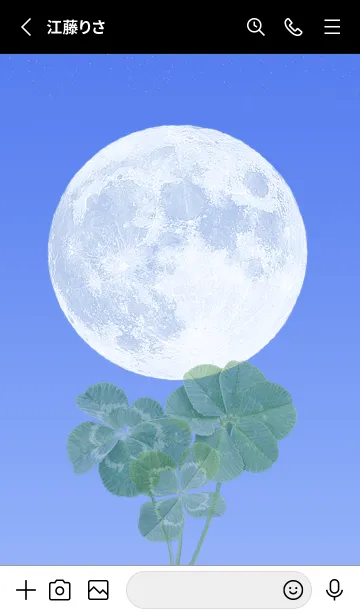[LINE着せ替え] 本物ラッキークローバーズ #Full Moon 24の画像2