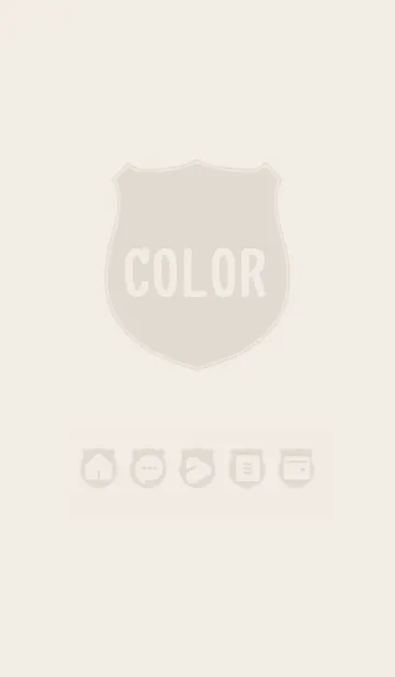 [LINE着せ替え] brown color V07の画像1