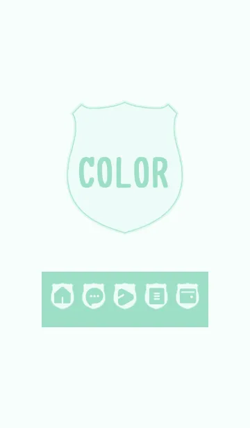 [LINE着せ替え] green color V15の画像1