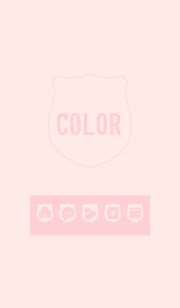 [LINE着せ替え] pink color V07の画像1