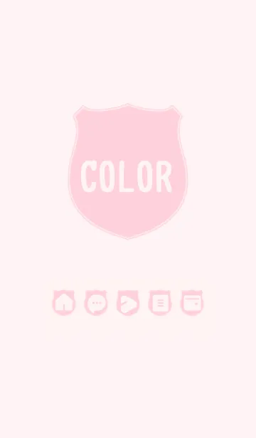 [LINE着せ替え] pink color V08の画像1