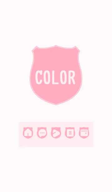 [LINE着せ替え] pink color V09の画像1