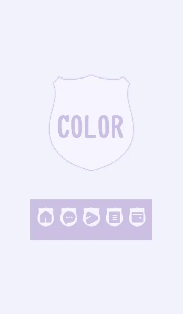 [LINE着せ替え] purple color V09の画像1