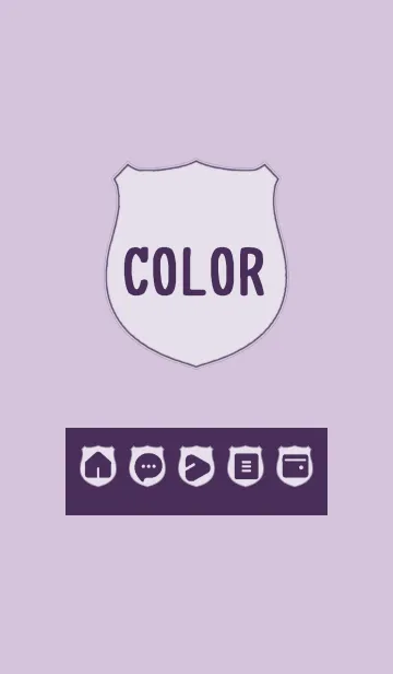 [LINE着せ替え] purple color V10の画像1