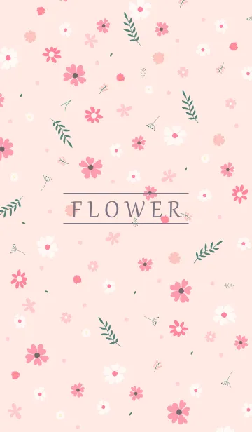 [LINE着せ替え] MANY FLOWERS PINK 10の画像1