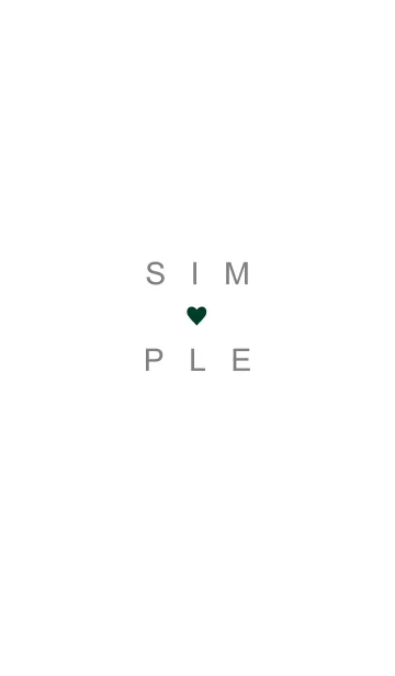 [LINE着せ替え] SIMPLE HEART-19の画像1