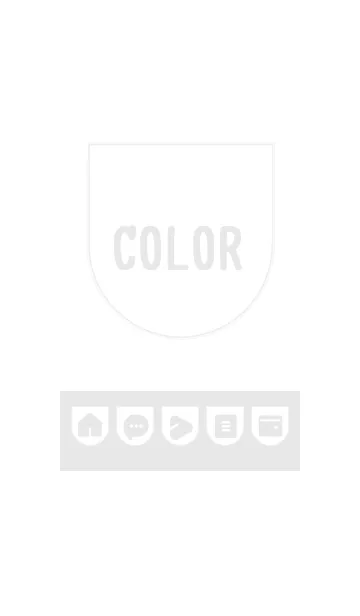 [LINE着せ替え] bw color W08の画像1