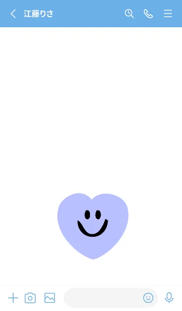 [LINE着せ替え] ハート スマイル _50の画像2