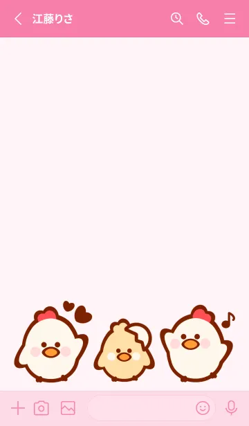 [LINE着せ替え] Chicken farm 2 :)の画像2