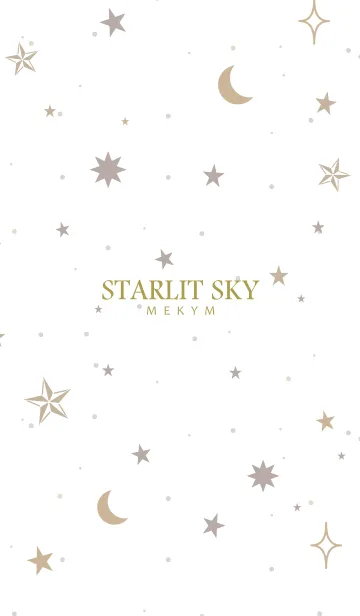 [LINE着せ替え] SIMPLE-STARLIT SKY MEKYM 24の画像1