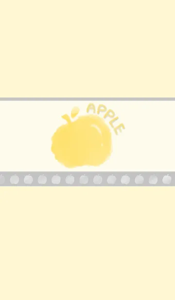 [LINE着せ替え] Smudge Apple J-Yellow Appleの画像1