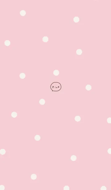[LINE着せ替え] 可愛い水玉とピンク。の画像1