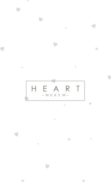 [LINE着せ替え] HEART GRAY-SIMPLE.MEKYM 4の画像1