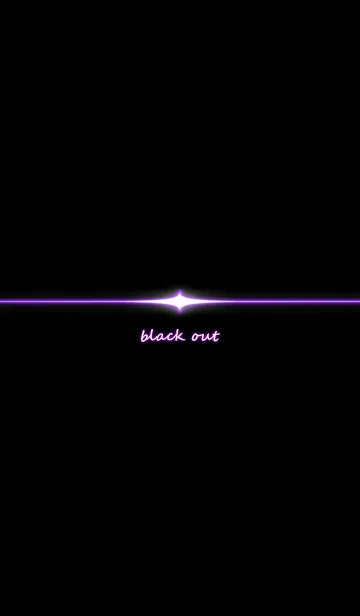 [LINE着せ替え] ブラックアウト（black out）の画像1