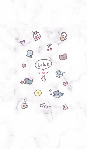 [LINE着せ替え] シンプルアイコン4♥バイオレット04_1の画像1