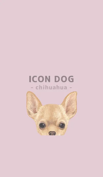 [LINE着せ替え] ICON DOG - チワワ - PASTEL PK/06の画像1