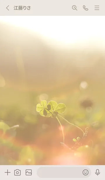 [LINE着せ替え] 本物ラッキークローバーズ #Cuddle 17の画像2