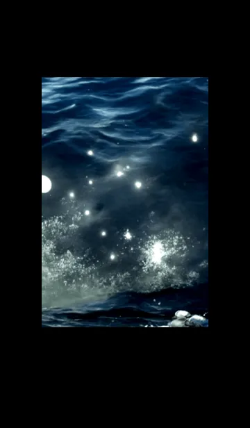 [LINE着せ替え] 夜の月 月の海 #4jbg_27。の画像1