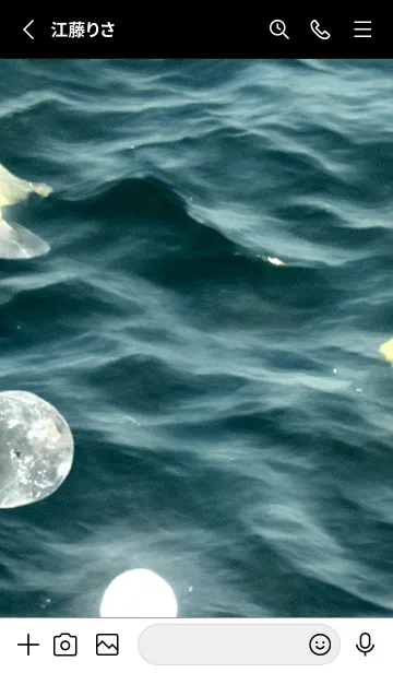 [LINE着せ替え] 夜の月 月の海 #4jbg_24。の画像2