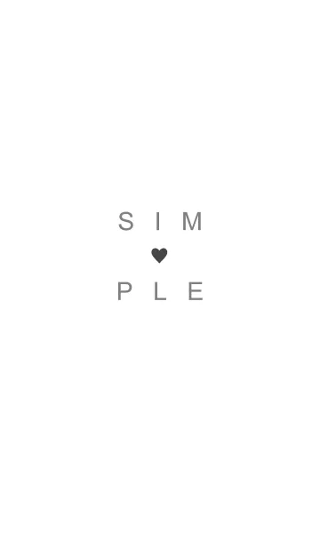 [LINE着せ替え] SIMPLE HEART-21の画像1