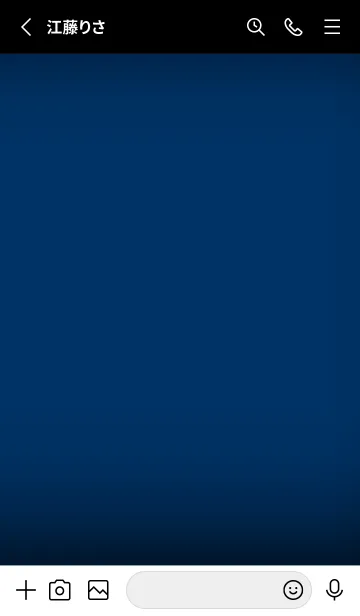 [LINE着せ替え] Midnight Blue And Black V.3 (JP)の画像2