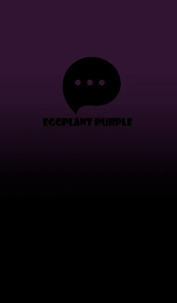 [LINE着せ替え] Black & Eggplant Purple Theme V3 (JP)の画像1