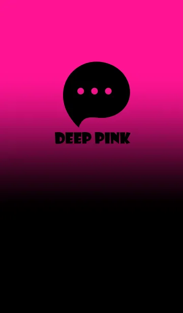 [LINE着せ替え] Black & Deep Pink Theme V3 (JP)の画像1