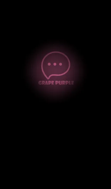 [LINE着せ替え] Grape Purple Neon Theme V3 (JP)の画像1
