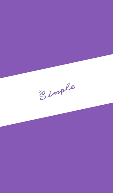 [LINE着せ替え] Simple Lines-Purple. White Jの画像1