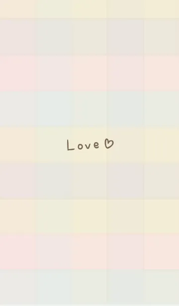 [LINE着せ替え] くすみチェック柄8の画像1