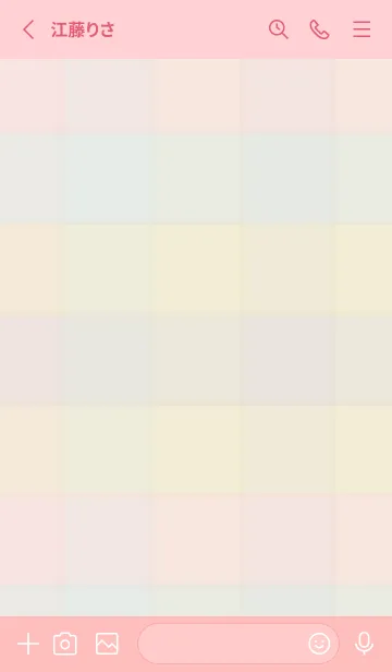 [LINE着せ替え] くすみチェック柄8の画像2