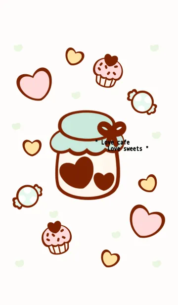 [LINE着せ替え] Pastel cafe 3 :)の画像1