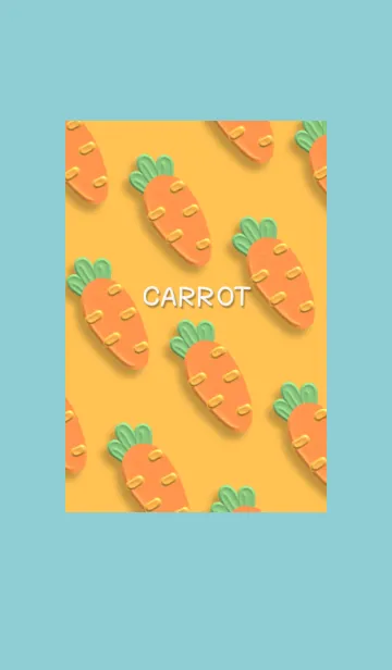 [LINE着せ替え] Cute Carrot Cute Themeの画像1