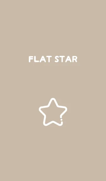 [LINE着せ替え] FLAT STAR / Sandの画像1