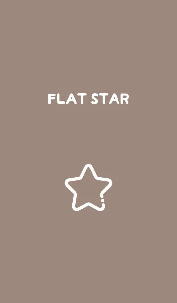 [LINE着せ替え] FLAT STAR / Mouse Greyの画像1