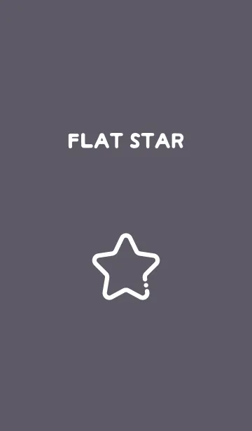 [LINE着せ替え] FLAT STAR / Taupeの画像1