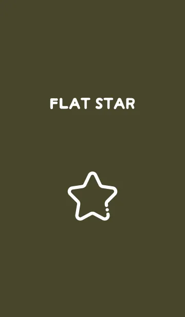 [LINE着せ替え] FLAT STAR / Ebonyの画像1