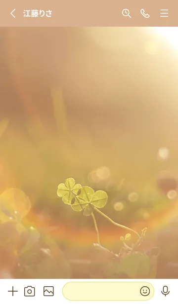 [LINE着せ替え] 本物ラッキークローバーズ #Cuddle 19の画像2